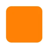 An orange square swatch